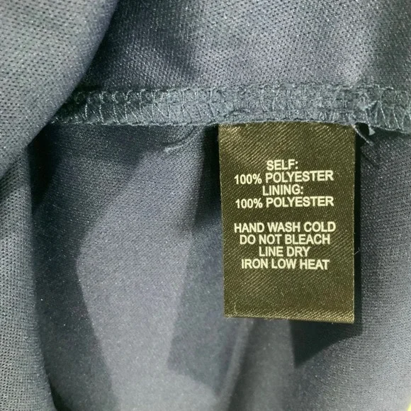 Lulus Navy Blue Lace Crochet Overlay Fit Flare Dress Womens Size S - Picture 5 of 6